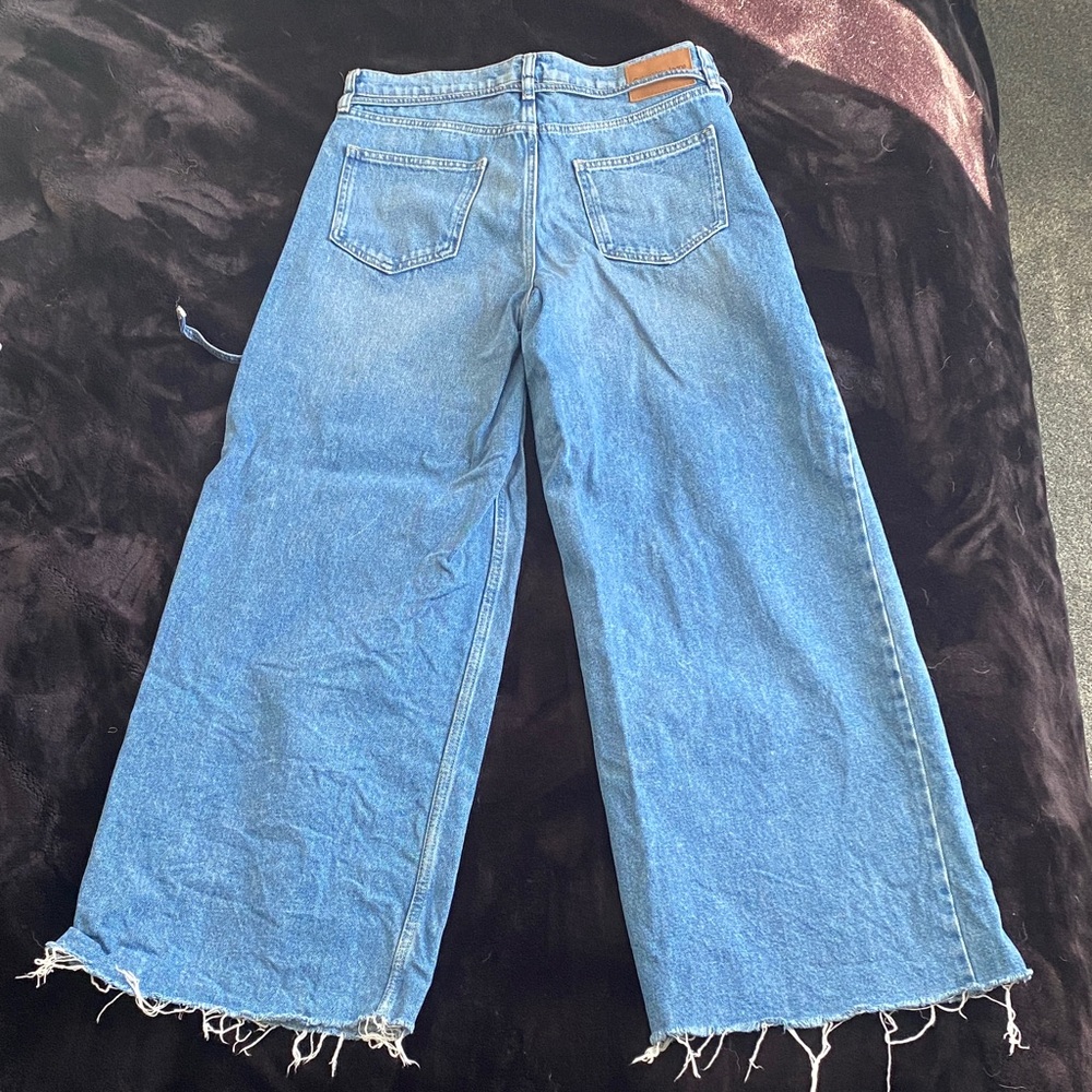 Calvin Klein Jeans Light Blue Flare with Distressed Hem - Picture 5 of 5